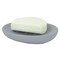Home Basics Home Basic 4 Piece Rubberized Ceramic Bath Accessory Set, Grey BA41566 - alternate 3